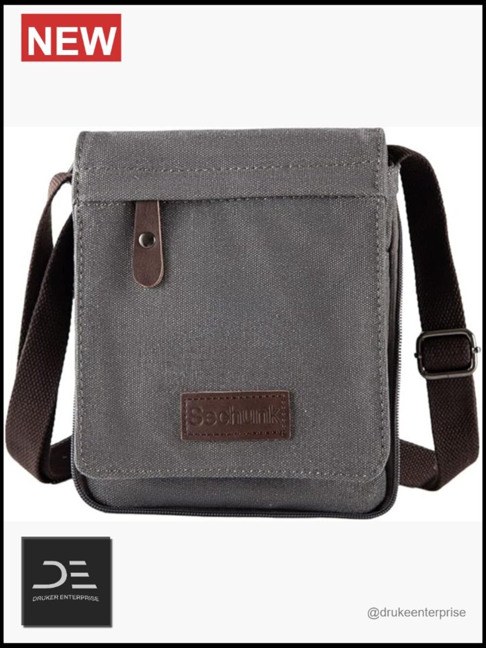 Vintage Canvas Messenger Crossbody Bag Shoulder Bag
